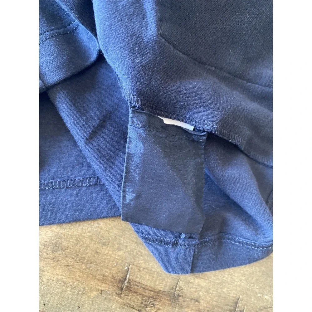 Peserico‎ Blazer Womens Size 8 Navy Blue Cotton Blend Made in Italy Luxury